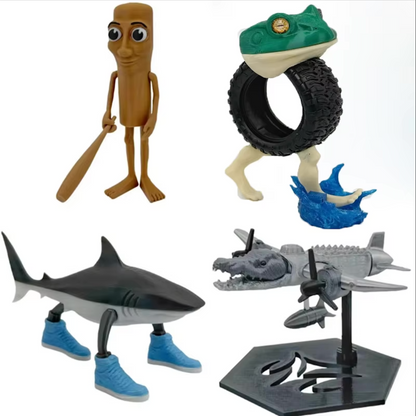 Italian Brainrot Meme Figurines- Tung Tung Sahur, Chimpanzini Bananini & More